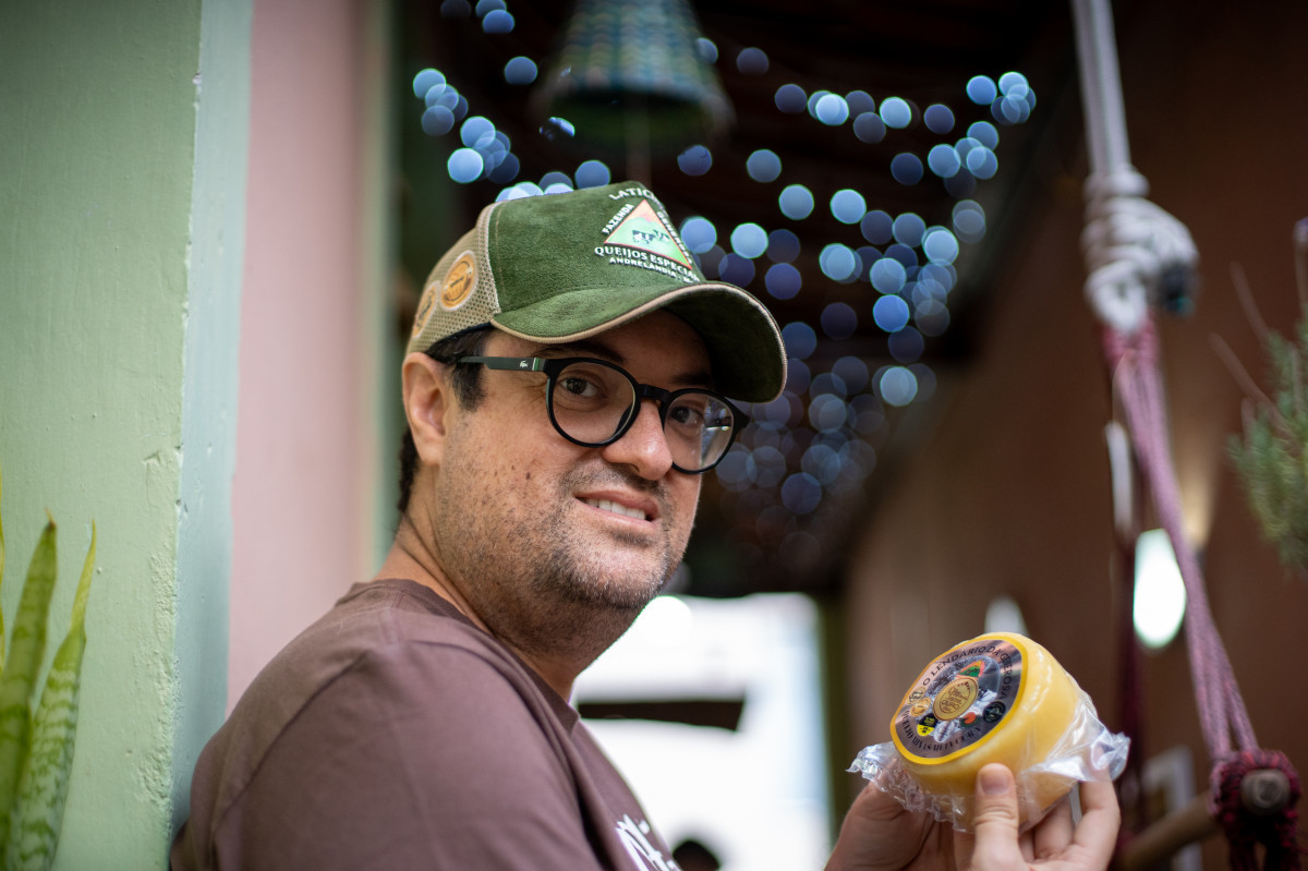 O queijo lendário da generosa, o mais premiado do Brasil e o único queijo brasileiro servido ao Rei Charles III ( Bruno Figueiredo / Secult-MG / Codemge)