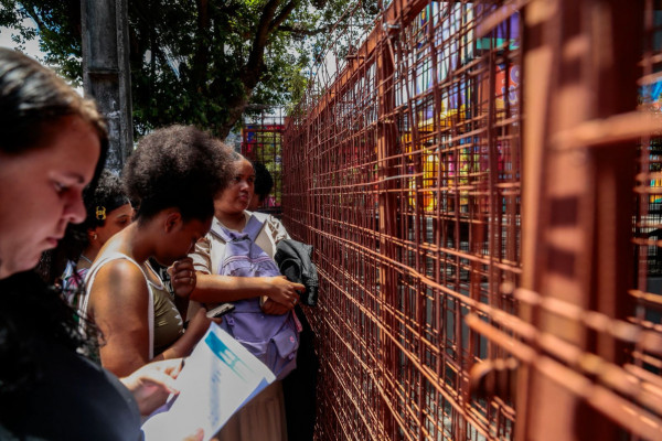 Abertura de portões do Enem 2025 (Crysli Viana/DP Foto)