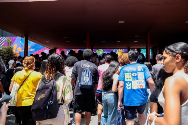 Abertura de portões do Enem 2025 (Crysli Viana/DP Foto)