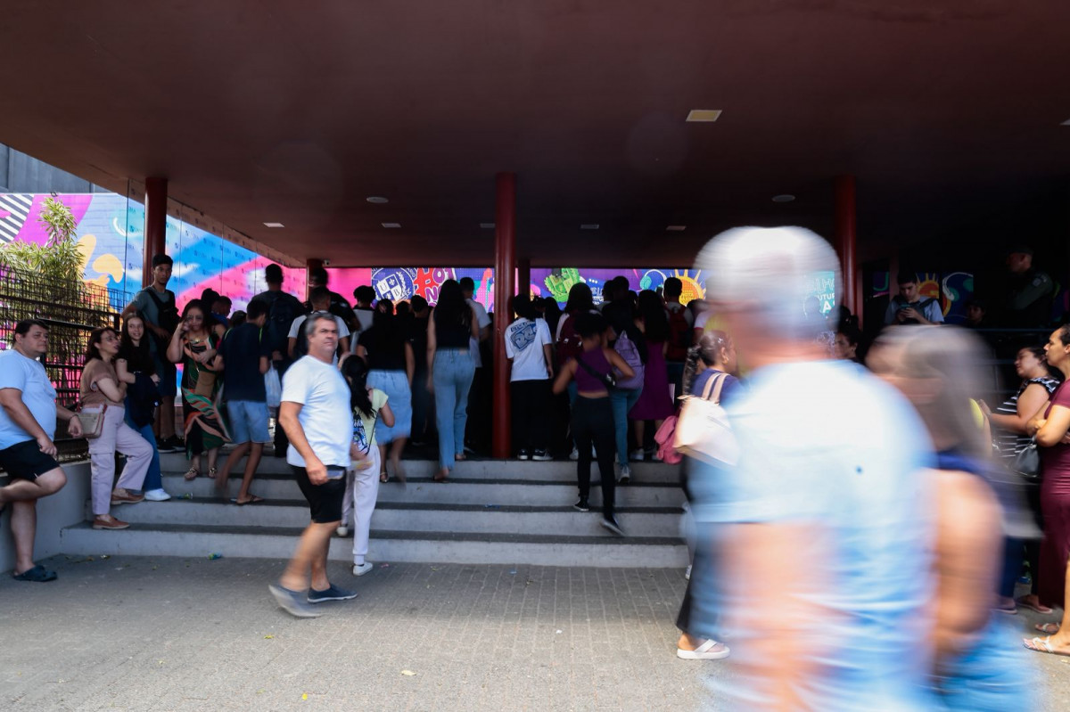Abertura de portões do Enem 2025/Crysli Viana/DP Foto