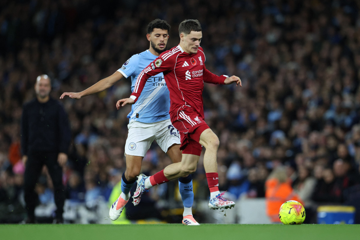 Florian Wirtz, meio-campista do Liverpool/DARREN STAPLES / AFP
