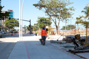 Trecho da orla do Pina deverá ser entregue até dezembro