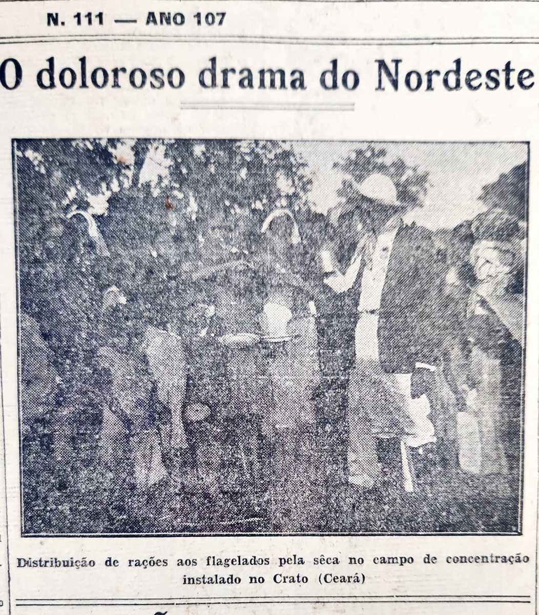 Diario cobriu seca de 1932 pelos olhos do repórter Aníbal Ferraz (Arquivo DP)