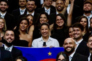 Formatura da Polícia Civil na última segunda-feira (10) contou com a presença da governadora Raquel Lyra (PSD)