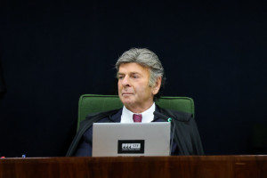 Fux durante sessão na Segunda Turma do STF