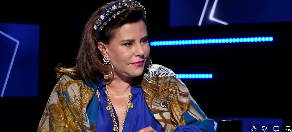 Narcisa Tamborindeguy no programa De Frente com Blogueirinha/Foto: Reprodução/Redes sociais