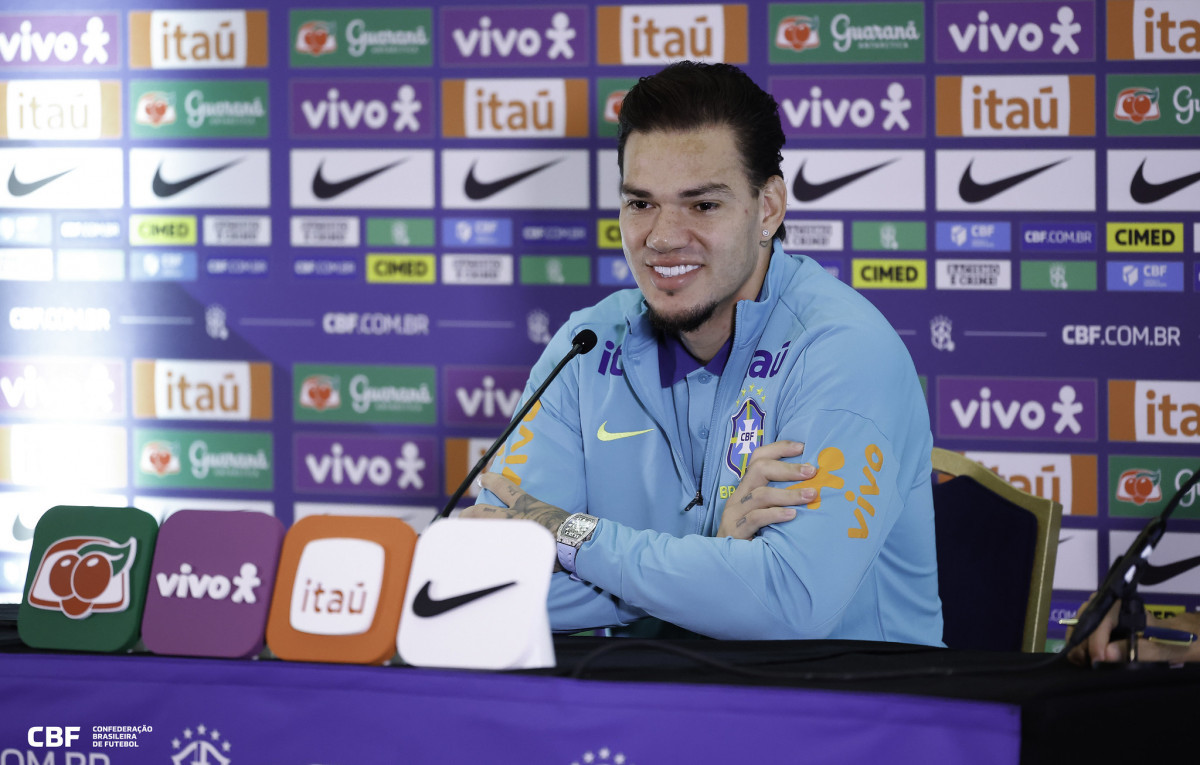 Ederson, goleiro da Seleção Brasileira/ RAFAEL RIBEIRO/CBF