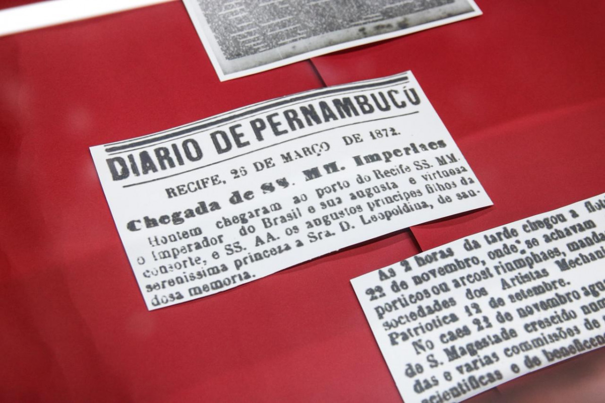 Exposição de Dom Pedro II na Unicap resgata sua passagem pelo Recife no Século XIX
 (Fotos: Marina Torres)