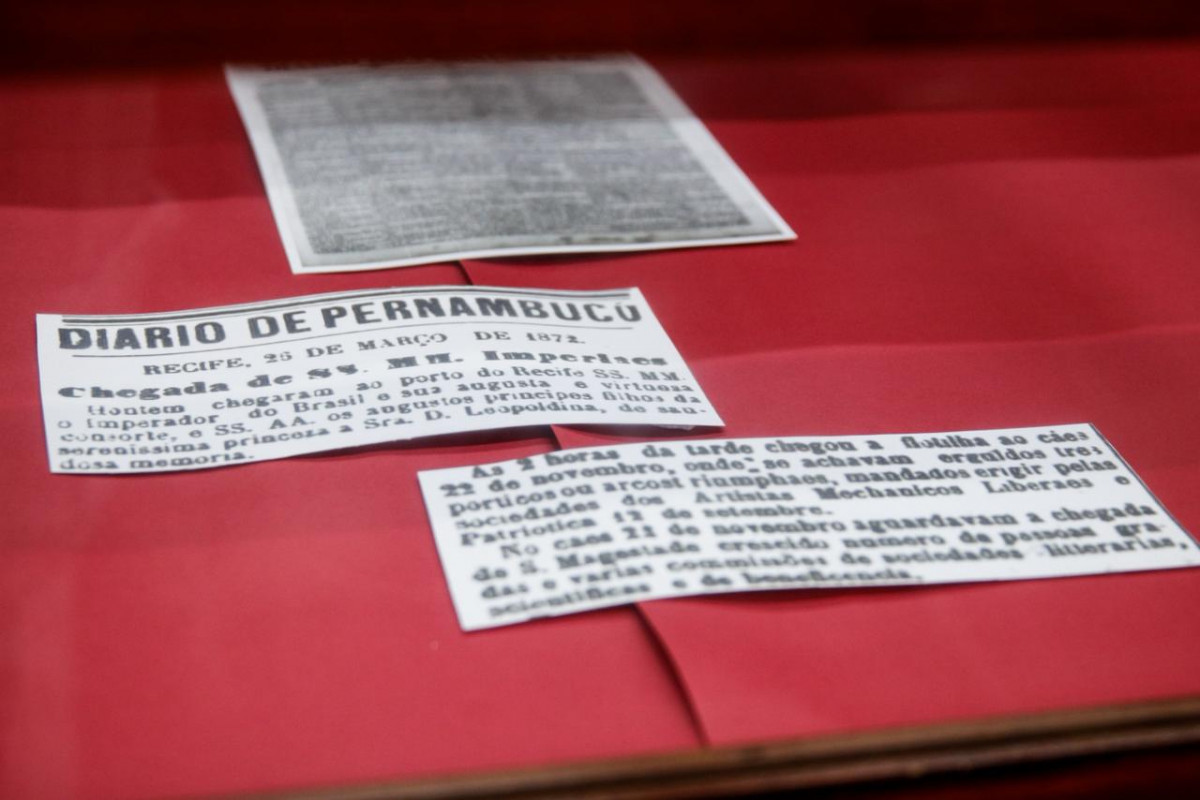 Exposição de Dom Pedro II na Unicap resgata sua passagem pelo Recife no Século XIX
 (Fotos: Marina Torres)