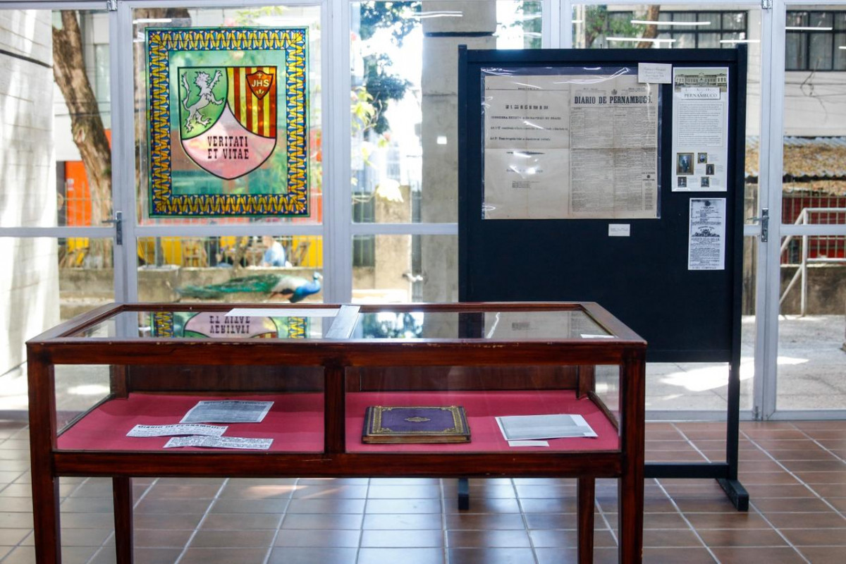 Exposição de Dom Pedro II na Unicap resgata sua passagem pelo Recife no Século XIX
 (Fotos: Marina Torres)