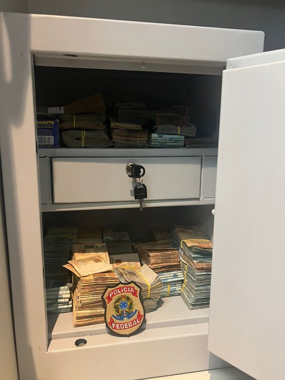 Dinheiro foi apreendido em ação da PF /Polícia Federal 