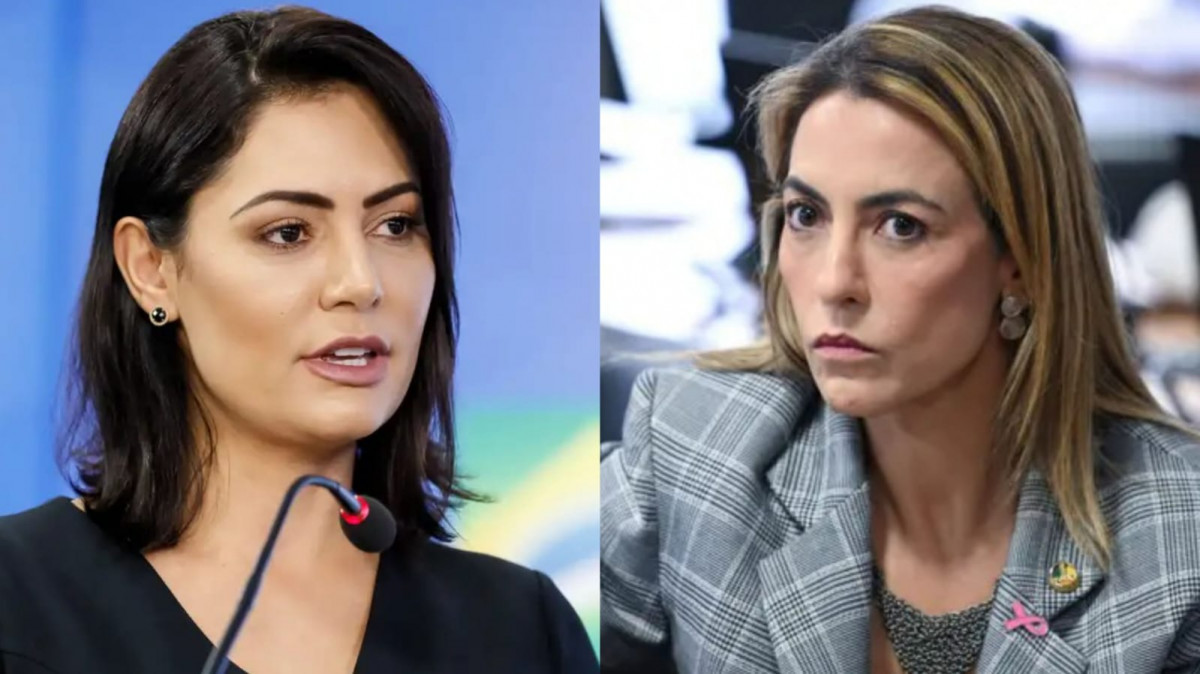 Michelle Bolsonaro (à esq.) e Soraya Thronicke (à dir.)/ISAC NÓBREGA/PR e EDILSON RODRIGUES/AGÊNCIA SENADO