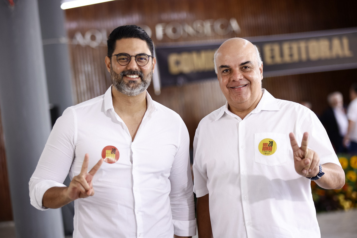 Raphael Campos, vice-presidente, e Yuri Romão, presidente do Sport/ Paulo Paiva/Sport Recife