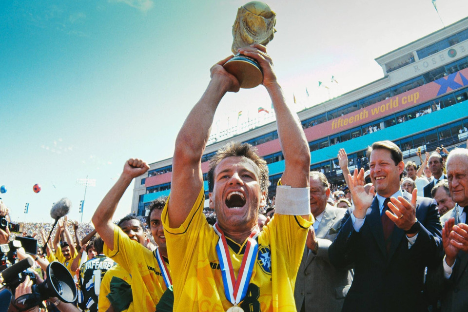 Dunga, capitão da Seleção Brasileira no tetracampeonato /Reprodução/ redes sociais