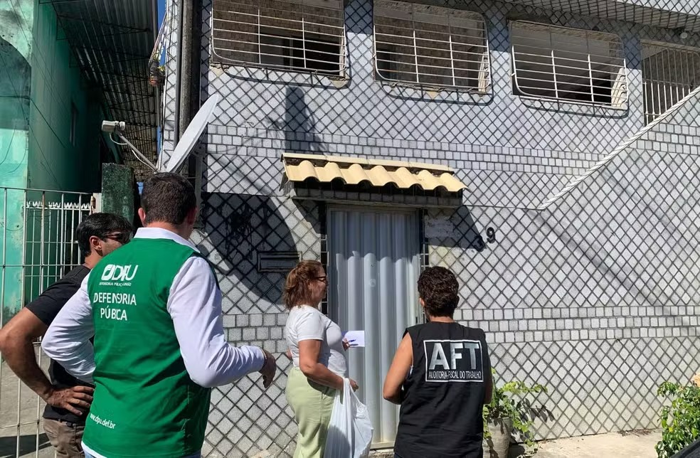 Local onde doméstica foi resgatada/Ministério do Trabalho/Divulgação