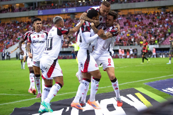 Jogadores do Flamengo
