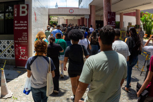  Recife, PE, 16/11/2025 - ENEM 2025 - Imagens da movimentação no ENEM 2025 na Universidade Católica de Pernambuco na região central do Recife(PE).