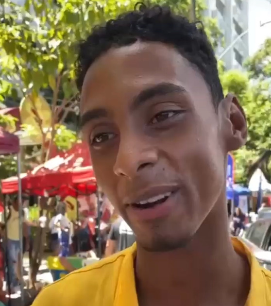 Morador de Tamandaré, no Litoral Sul, a cerca de 105 quilômetros da capital pernambucana, Gabriel preferiu pagar por um transporte privado para levá-lo até a Universidade Católica de Pernambuco (Unicap), onde fará o Enem/Foto: Reprodução