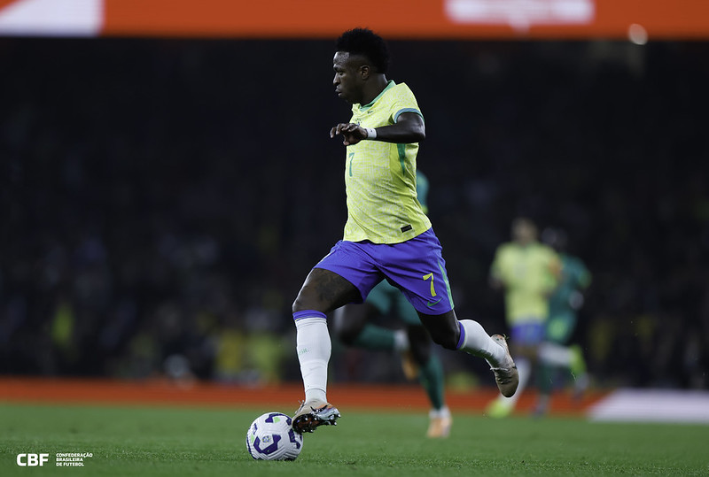 Vinicius Júnior, atacante do Real Madrid e da Seleção Brasileira / RAFAEL RIBEIRO/CBF