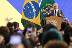 O presidente Luiz Inácio Lula da Silva