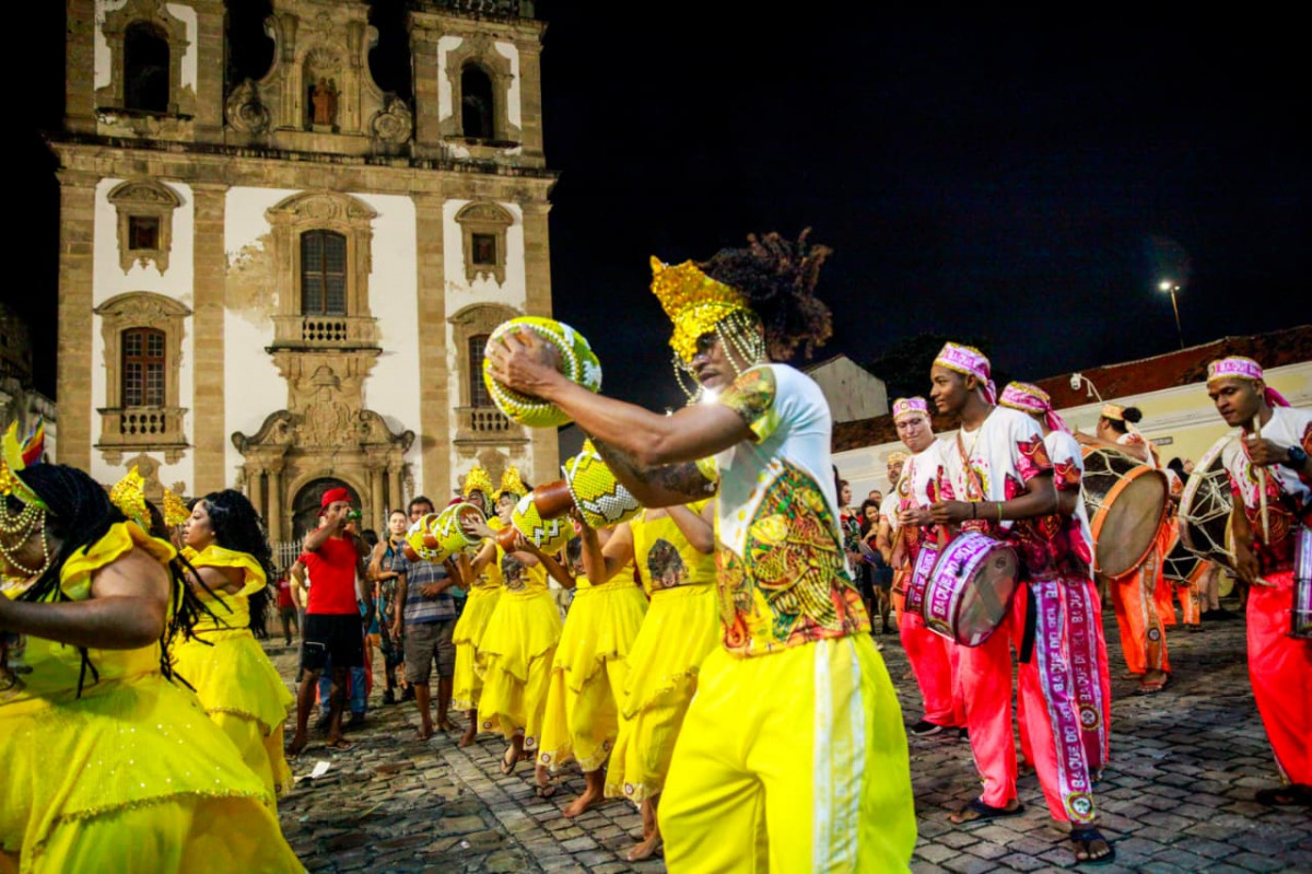 Abertura do dia da consciência negra no pátio são pedro/Crysli Viana/DP Foto
