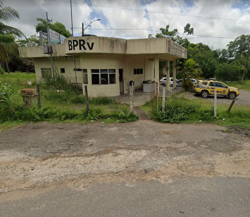 Posto do Batalhão de Polícia Rodoviária (BPRv), no Cabo de Santo Agostinho/Reprodução/Google Street View