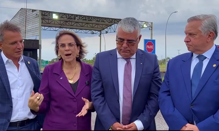 Senadores realizaram visita técnica na Papuda /Reprodução/Redes sociais 