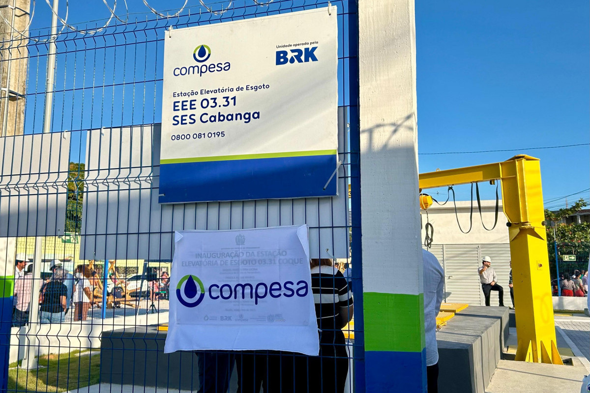  Sistema de Esgotamento Sanitário em Joana Bezerra (Foto: Diario de Pernambuco)