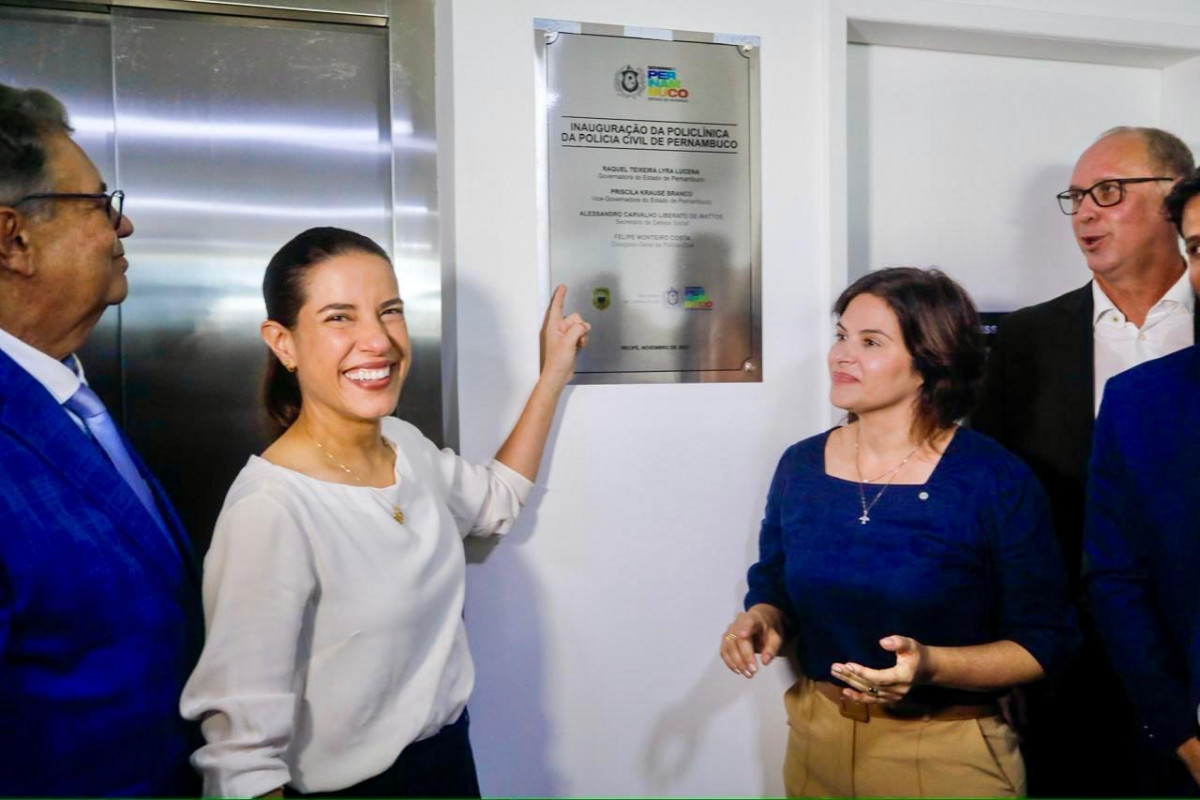 A governadora inaugurou a primeira Policlínica da Polícia Civil de Pernambuco, no bairro da Boa Vista no Recife/Miva Filho /Secom