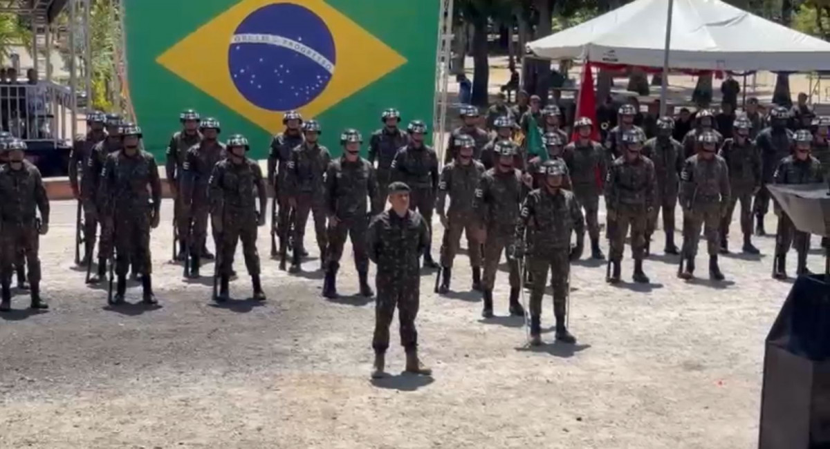 Dia da Bandeira. /Foto: Ascom CMNE