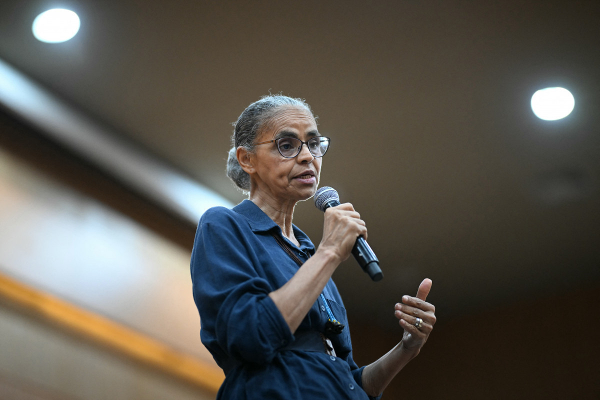 A ministra do Meio Ambiente e Mudança do Clima, Marina Silva/ Mauro PIMENTEL / AFP