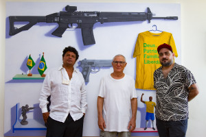 Bruno Albertim, Renato Valle e Diogo Dobbin, 