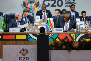 Presidente da República Luiz Inácio Lula da Silva, durante Terceira Sessão da Cúpula de Líderes do G20: Um Futuro Justo para Todos (minerais críticos, trabalho decente, inteligência artificial)
