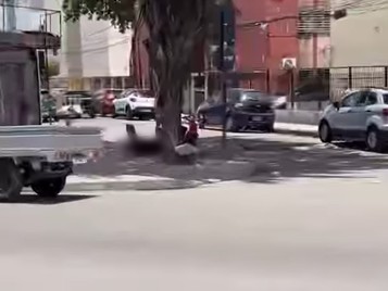 Crime aconteceu na manhã deste domingo (23)/Reprodução de vídeo/redes sociais