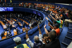 Sessão do Senado que votou o projeto de lei complementar (PLP 185/2024) que regulamenta a aposentadoria especial dos agentes comunitários de saúde e dos agentes de combate às endemias