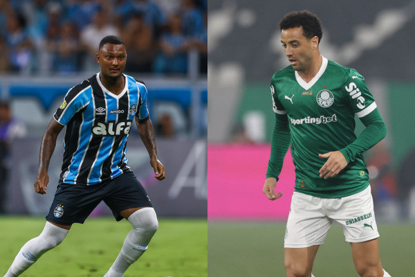 Fotos: Lucas Uebel/Gremio FBPA  | Cesar Greco/Palmeiras
