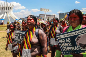 Ações discutem o marco temporal para demarcação de terras indígenas