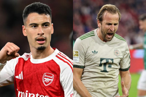Arsenal x Bayern de Munique: veja onde assistir ao vivo jogo da Champions League. /Fotos: Divulgação/Arsenal | ALEXANDRA BEIER / AFP