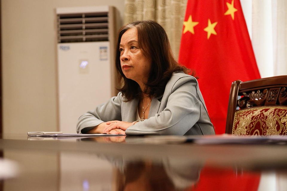 Cônsul-Geral, Lan Heping, deu entrevista coletiva nesta quarta/MARINA TORRES/DP