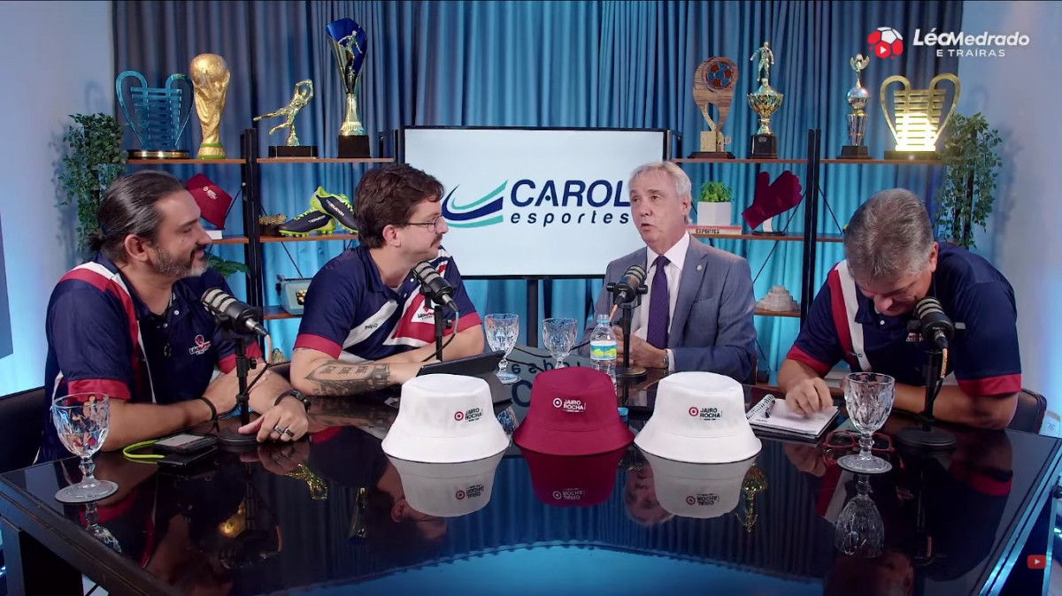 Evandro Carvalho no programa Léo Medrado e Traíras /Reprodução/Léo Medrado e Traíras 