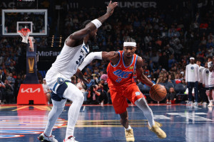  Shai Gilgeous-Alexander, ala-armador do Oklahoma City Thunder 