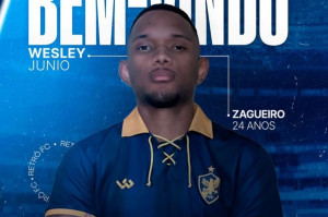Wesley Junio, nova contrata&ccedil;&atilde;o do Retr&ocirc; que j&aacute; teve passagem pelo N&aacute;utico