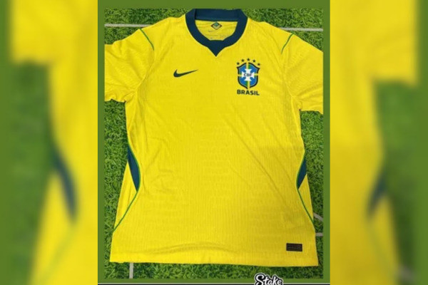Inspirada pela camisa de 1970, provável uniforme da Seleção Brasileira para 2026 é revelado.  (Foto: Reprodução/Redes Sociais)