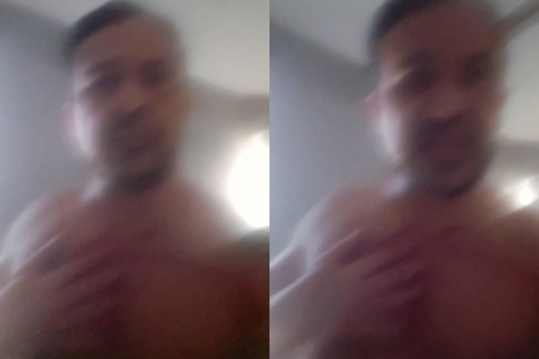 Juiz gravou vídeo após ser baleado/Reprodução