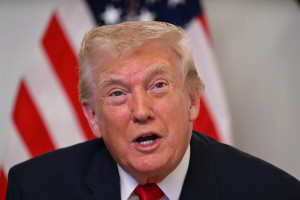 O presidente dos EUA, Donald Trump. (Foto de Jim Watson / AFP)