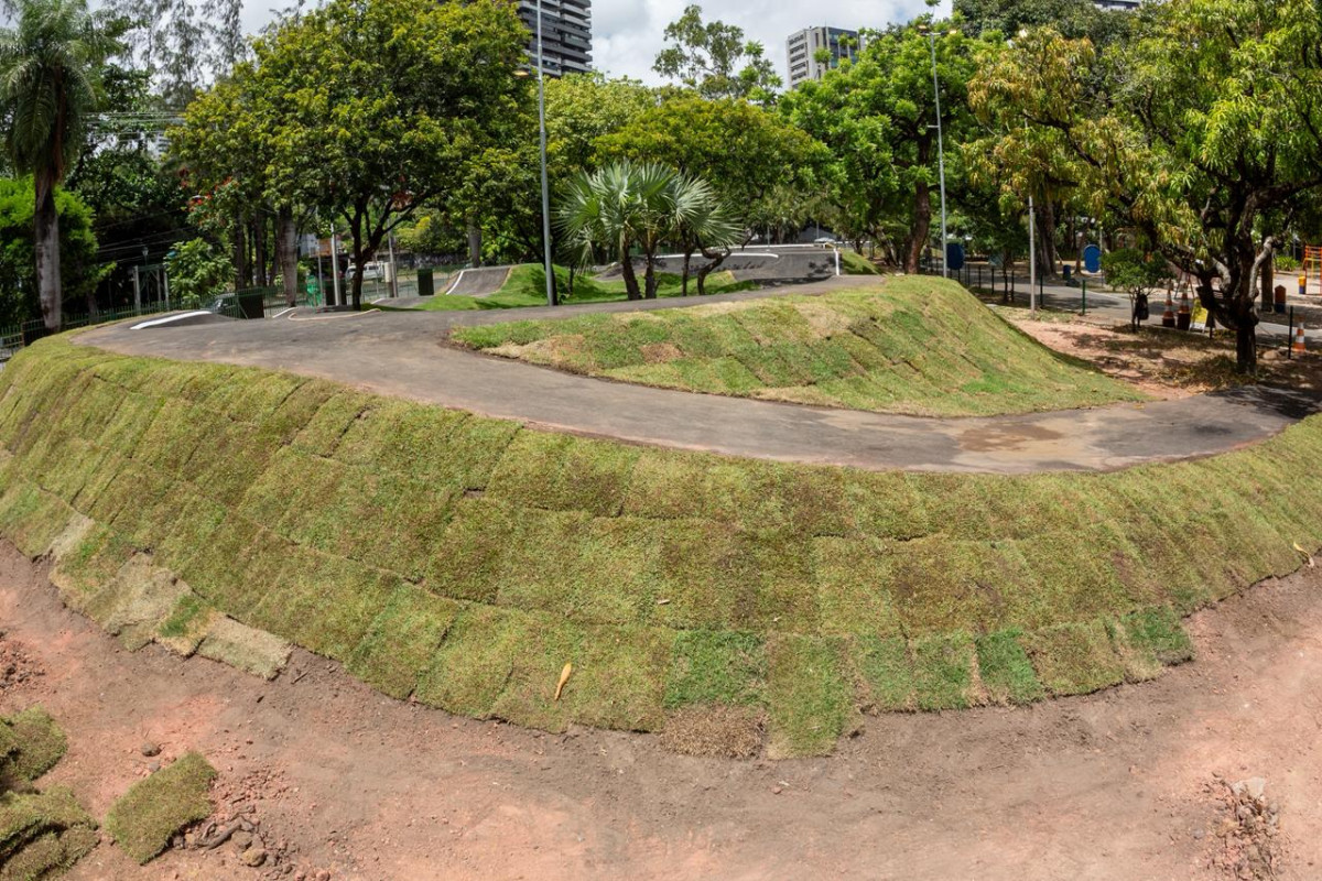 Nova pista poderá ser utilizada por praticantes de diversas modalidades de esportes sobre rodas (Rafael Vieira/DP Foto)