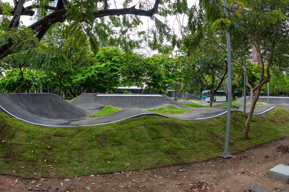 Nova pista poderá ser utilizada por praticantes de diversas modalidades de esportes sobre rodas (Rafael Vieira/DP Foto)