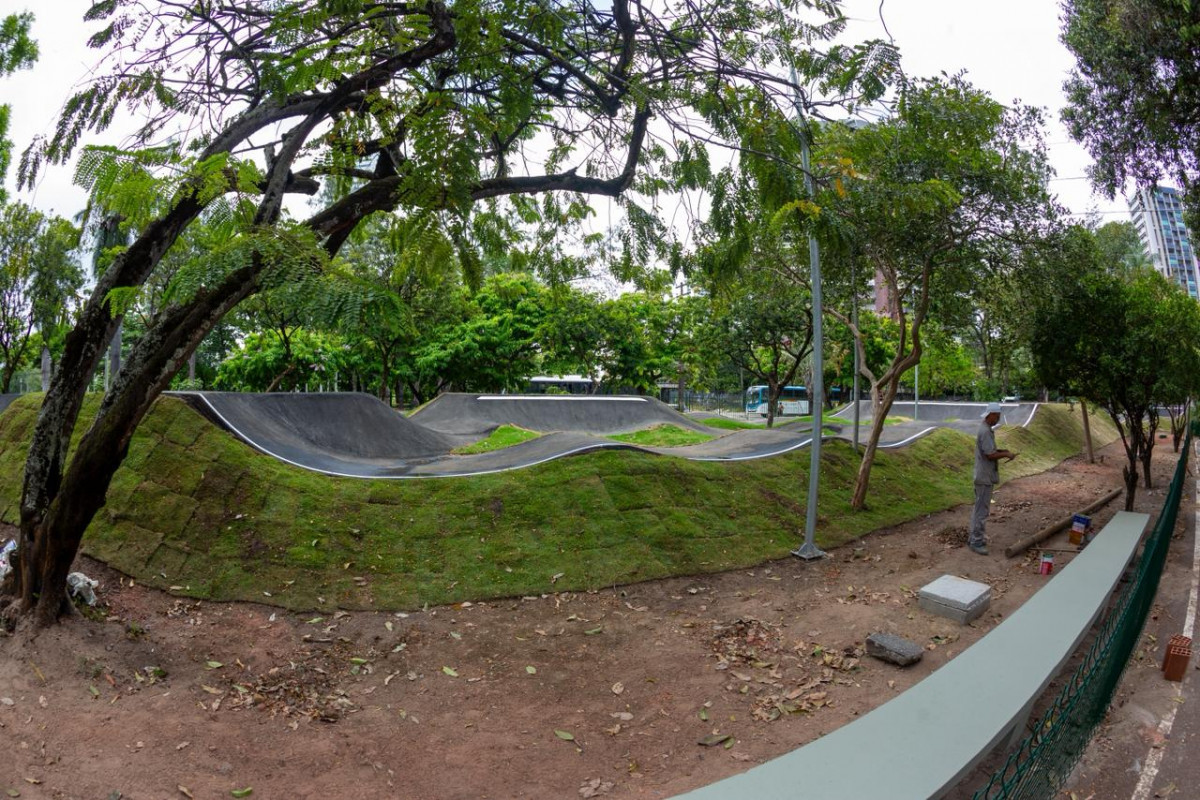 Nova pista poderá ser utilizada por praticantes de diversas modalidades de esportes sobre rodas (Rafael Vieira/DP Foto)