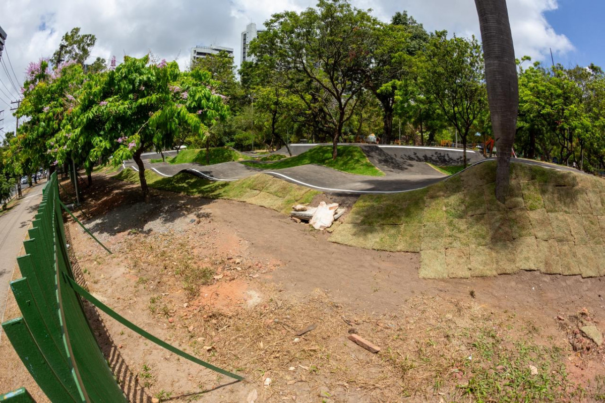 Nova pista poderá ser utilizada por praticantes de diversas modalidades de esportes sobre rodas (Rafael Vieira/DP Foto)