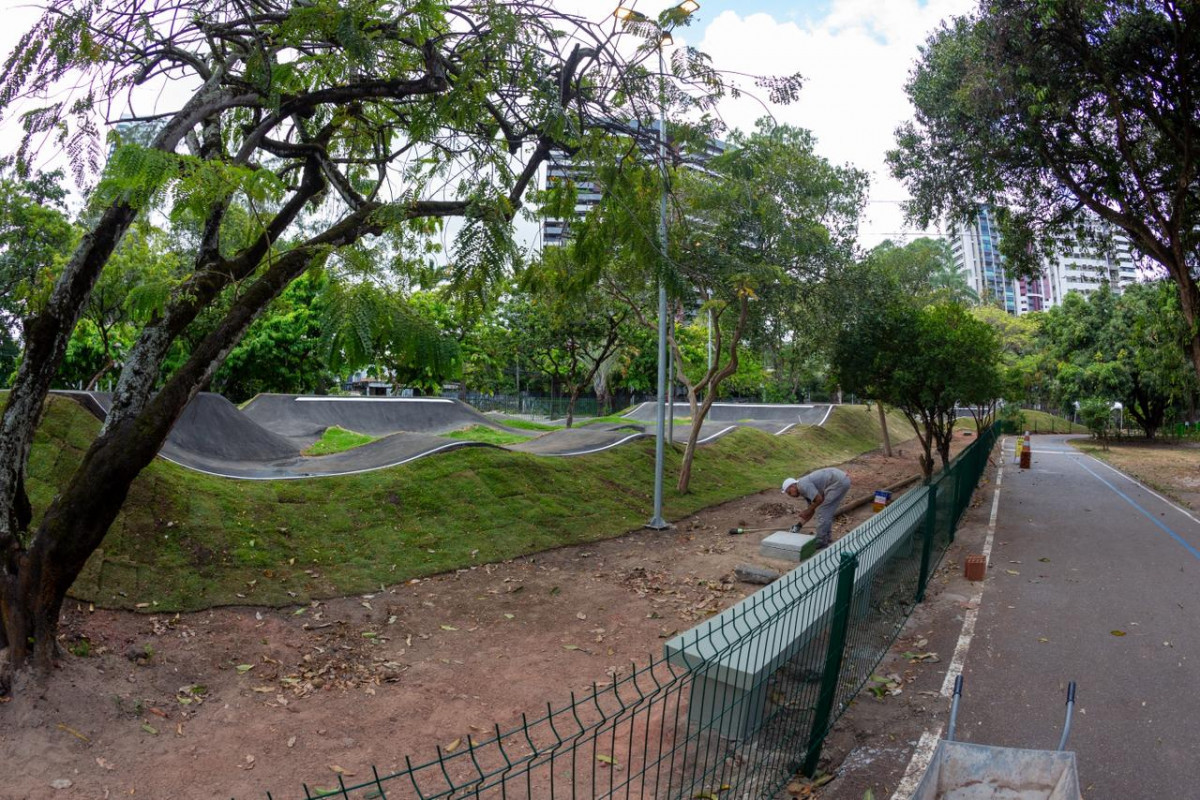 Nova pista poderá ser utilizada por praticantes de diversas modalidades de esportes sobre rodas (Rafael Vieira/DP Foto)